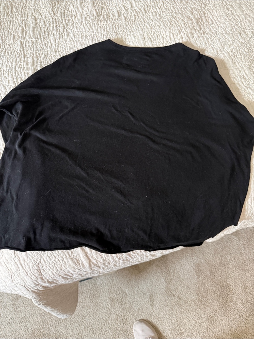 Frank & Eileen Women's Black Long Sleeve V-Neck Tee size M - Picture 4 of 4